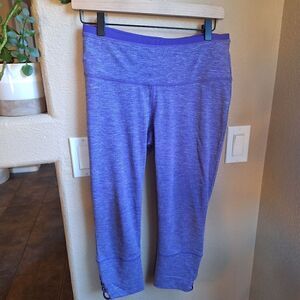 Prana crop leggings purple medium